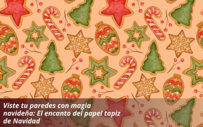Viste tu paredes con magia navideña: El encanto del papel tapiz de Navidad