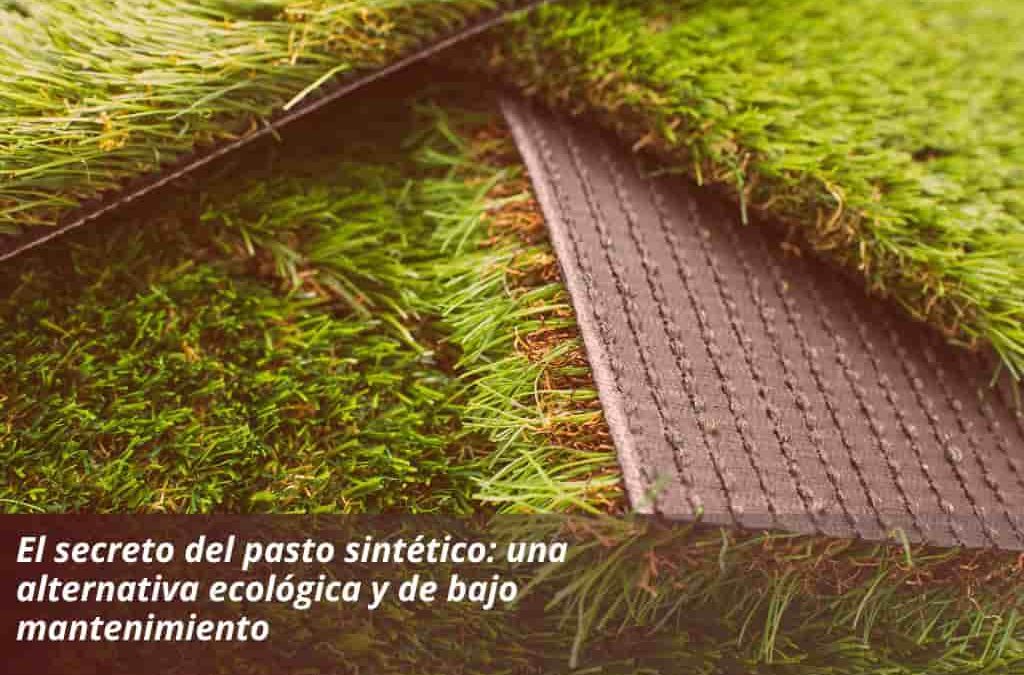 El secreto del pasto sintético: una alternativa ecológica y de bajo mantenimiento
